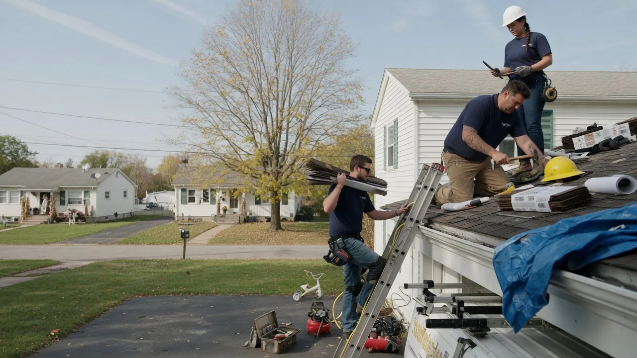 Local Roofing Contractors in Kellnersville, WI near me